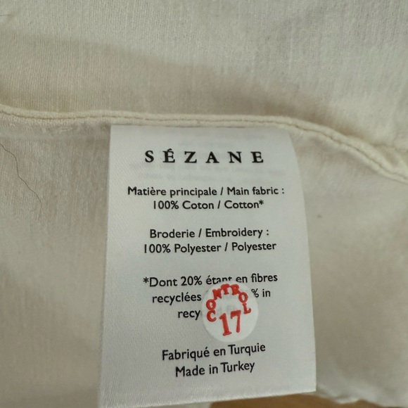 Sezane tomboy * jcc denim Shirt with Blue Bird Embroidery - Picture 4 of 5